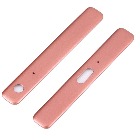 1 Pair Side Part Sidebar For Sony Xperia XZ1 Compact (Orange)
