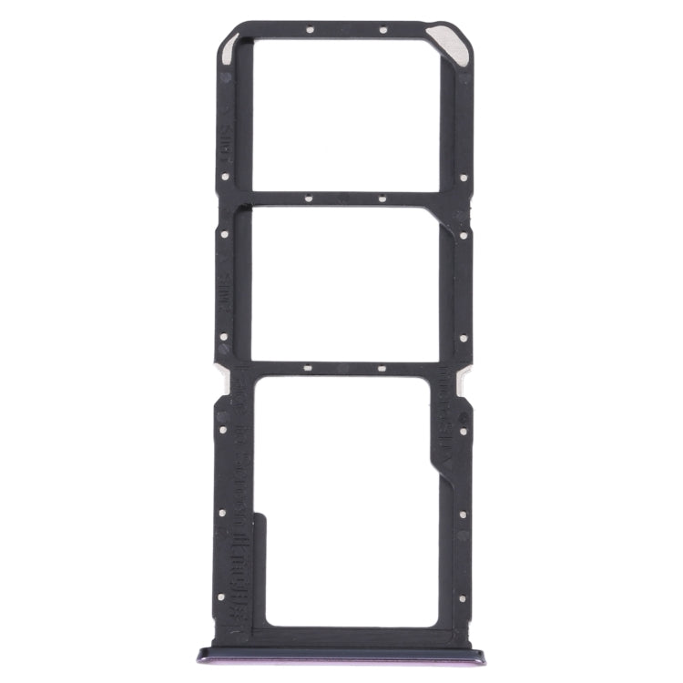 For OnePlus Nord N200 5G DE2118 / DE2117 SIM Card Tray + SIM Card Tray + Micro SD Card Tray (Purple) - Card Tray by PMC TechLife | Online Shopping South Africa | PMC TechLife