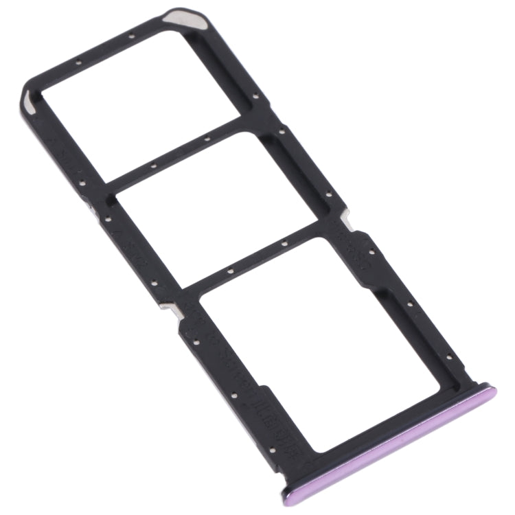 For OnePlus Nord N200 5G DE2118 / DE2117 SIM Card Tray + SIM Card Tray + Micro SD Card Tray (Purple) - Card Tray by PMC TechLife | Online Shopping South Africa | PMC TechLife