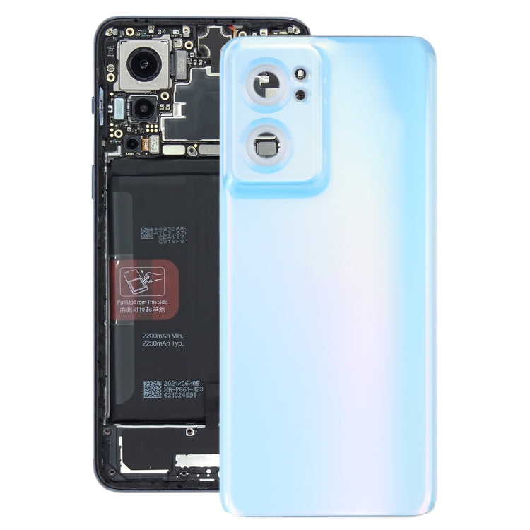 For OnePlus Nord CE 2 5G IV2201 Battery Back Cover (Blue) - Back Cover by PMC TechLife | Online Shopping South Africa | PMC TechLife | Buy Now Pay Later Mobicred