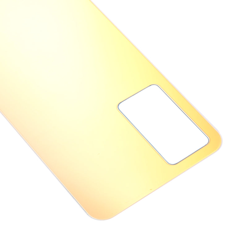 For vivo Y75 4G 2022/V23e Glass Battery Back Cover (Gold) - Back Cover by PMC TechLife | Online Shopping South Africa | PMC TechLife | Buy Now Pay Later Mobicred