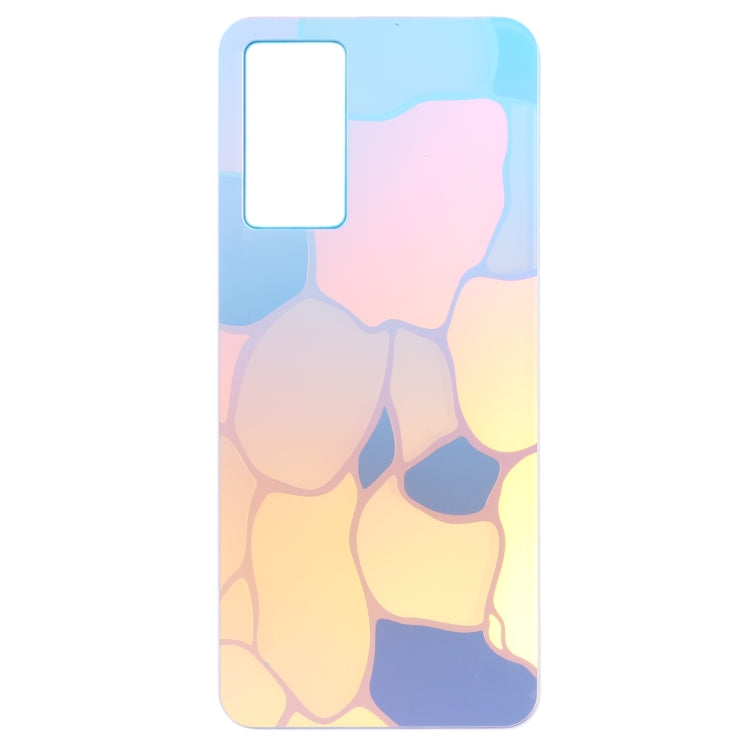 For vivo Y75 4G 2022/V23e Glass Battery Back Cover (Blue) - Back Cover by PMC TechLife | Online Shopping South Africa | PMC TechLife | Buy Now Pay Later Mobicred