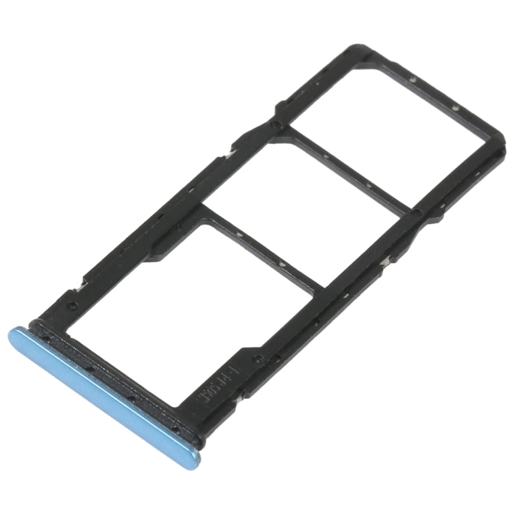 SIM Card Tray + SIM Card Tray + Micro SD Card Tray For Xiaomi Redmi 10C/Redmi 10 India/Poco C40(Blue) - Card Tray by PMc TechLife | Online Shopping South Africa | PMc TechLife | Buy Now Pay Later Mobicred