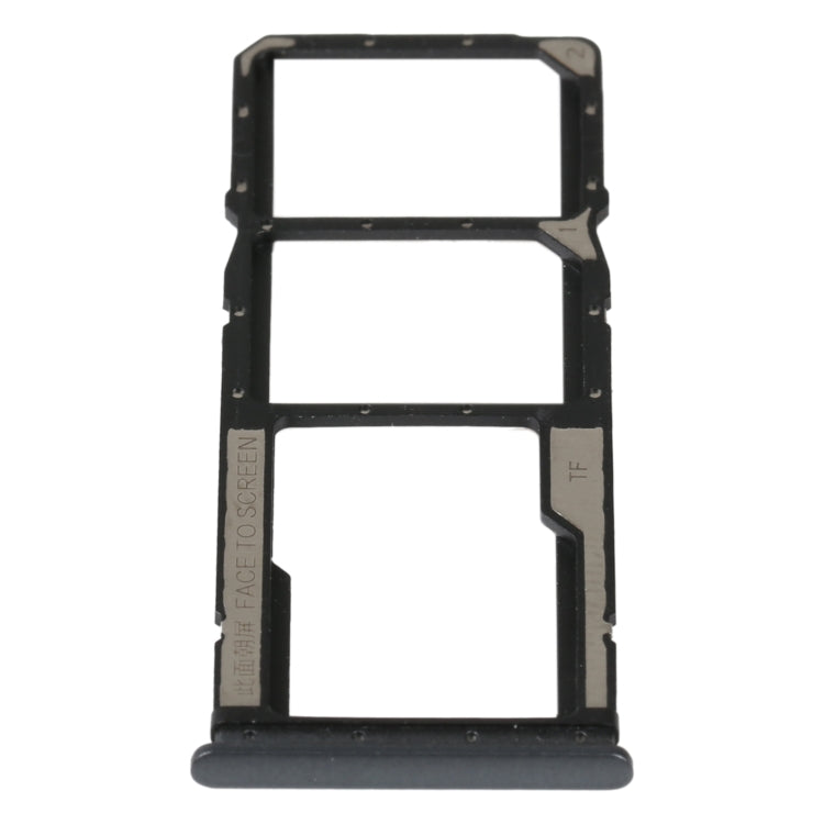 SIM Card Tray + SIM Card Tray + Micro SD Card Tray For Xiaomi Redmi 10 5G (Black) - Card Tray by PMc TechLife | Online Shopping South Africa | PMc TechLife | Buy Now Pay Later Mobicred