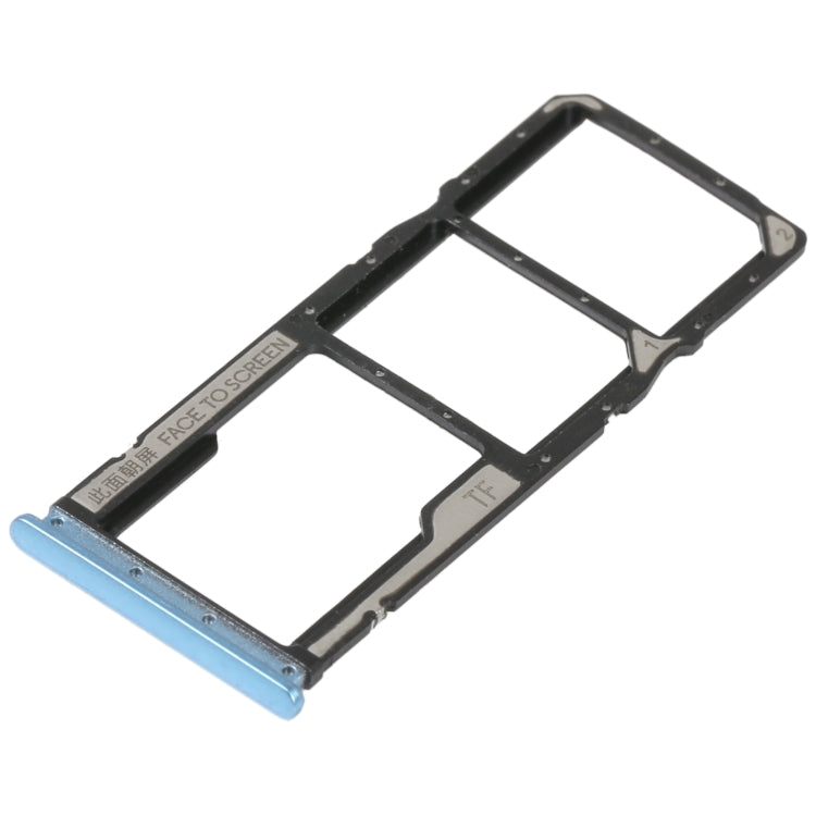 SIM Card Tray + SIM Card Tray + Micro SD Card Tray For Xiaomi Redmi 10 5G (Blue) - Card Tray by PMc TechLife | Online Shopping South Africa | PMc TechLife | Buy Now Pay Later Mobicred