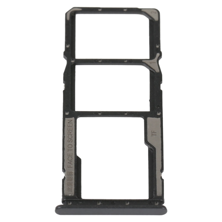 SIM Card Tray + SIM Card Tray + Micro SD Card Tray For Xiaomi Poco M4 5G/Poco M4 5G India/Redmi Note 11R(Black) - Card Tray by PMc TechLife | Online Shopping South Africa | PMc TechLife | Buy Now Pay Later Mobicred