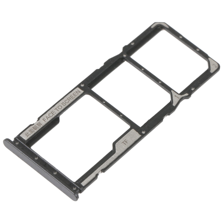 SIM Card Tray + SIM Card Tray + Micro SD Card Tray For Xiaomi Poco M4 5G/Poco M4 5G India/Redmi Note 11R(Black) - Card Tray by PMc TechLife | Online Shopping South Africa | PMc TechLife | Buy Now Pay Later Mobicred