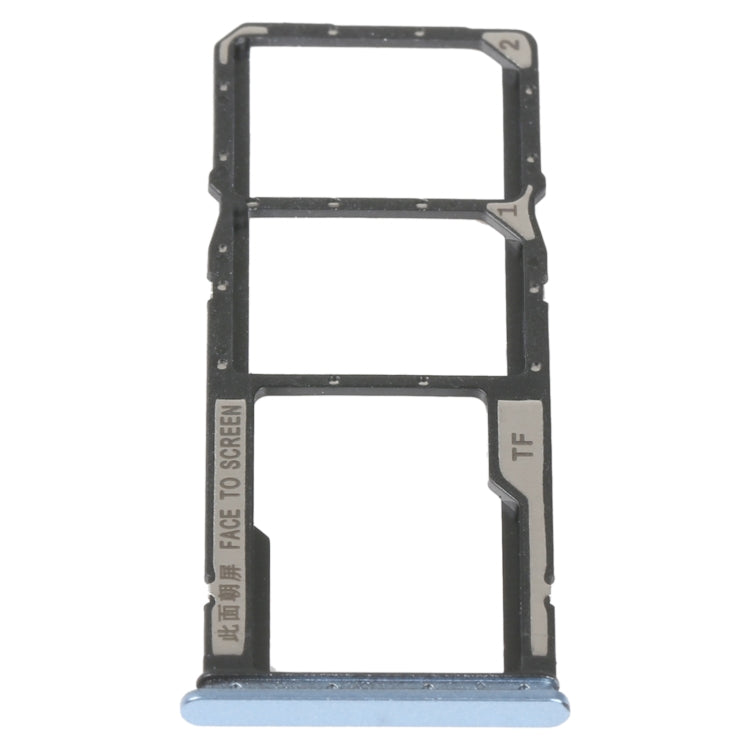 SIM Card Tray + SIM Card Tray + Micro SD Card Tray For Xiaomi Poco M4 5G/Poco M4 5G India/Redmi Note 11R(Blue) - free shipping - PMc TechLife - Order now!