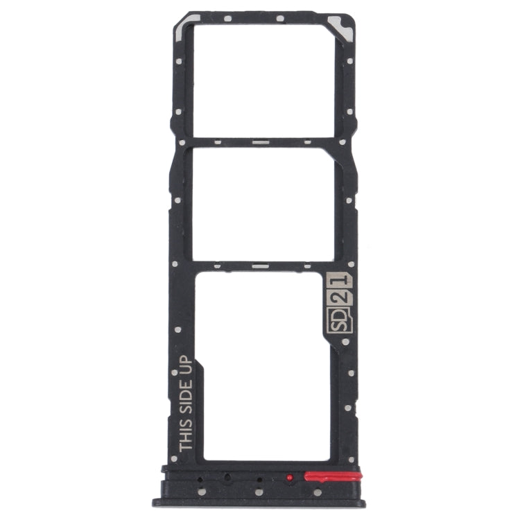 For Motorola Moto G32 SIM Card Tray + SIM Card Tray + Micro SD Card Tray (Black) - Card Socket by PMC TechLife | Online Shopping South Africa | PMC TechLife