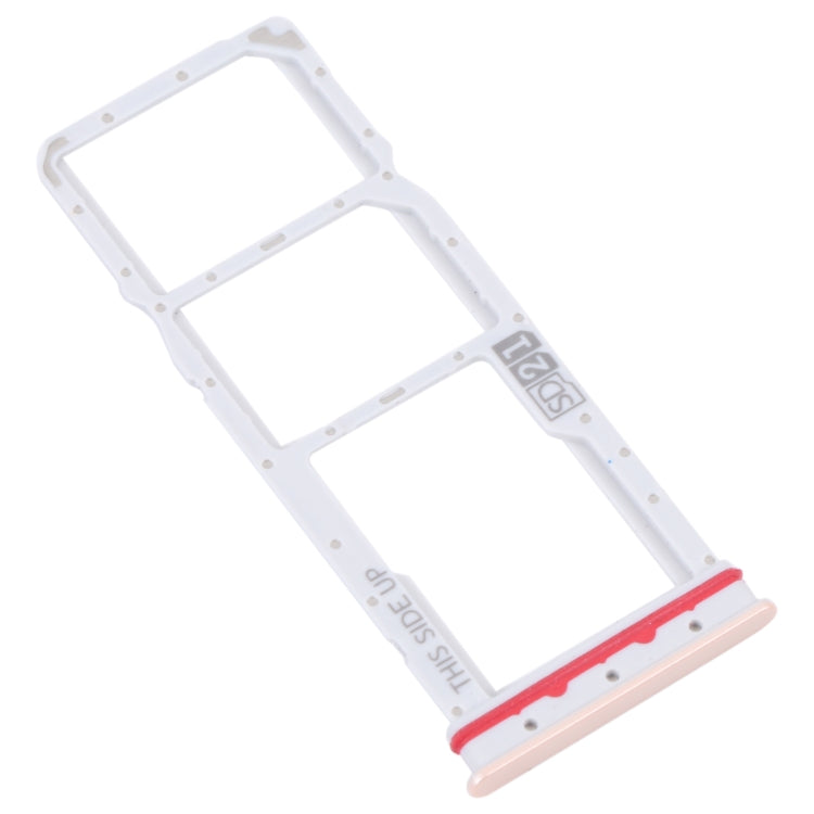 For Motorola Moto G32 SIM Card Tray + SIM Card Tray + Micro SD Card Tray (Gold) - Card Socket by PMC TechLife | Online Shopping South Africa | PMC TechLife