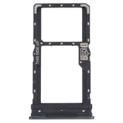 For Motorola Moto G82 5G SIM Card Tray + SIM / Micro SD Card Tray (Black)