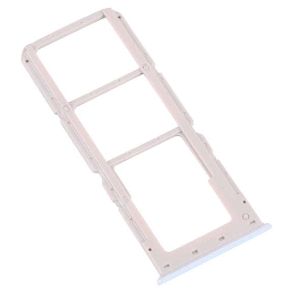 For OPPO A52 4G SIM Card Tray + SIM Card Tray + Micro SD Card Tray (White)