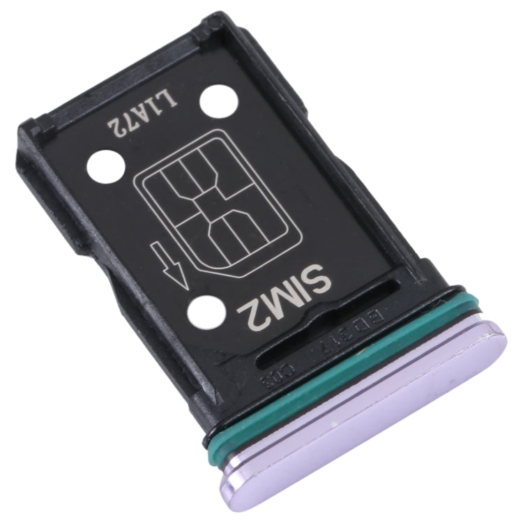 For OPPO Reno4 5G SIM Card Tray + SIM Card Tray (Purple) - Card Socket by PMc TechLife | Online Shopping South Africa | PMc TechLife | Buy Now Pay Later Mobicred