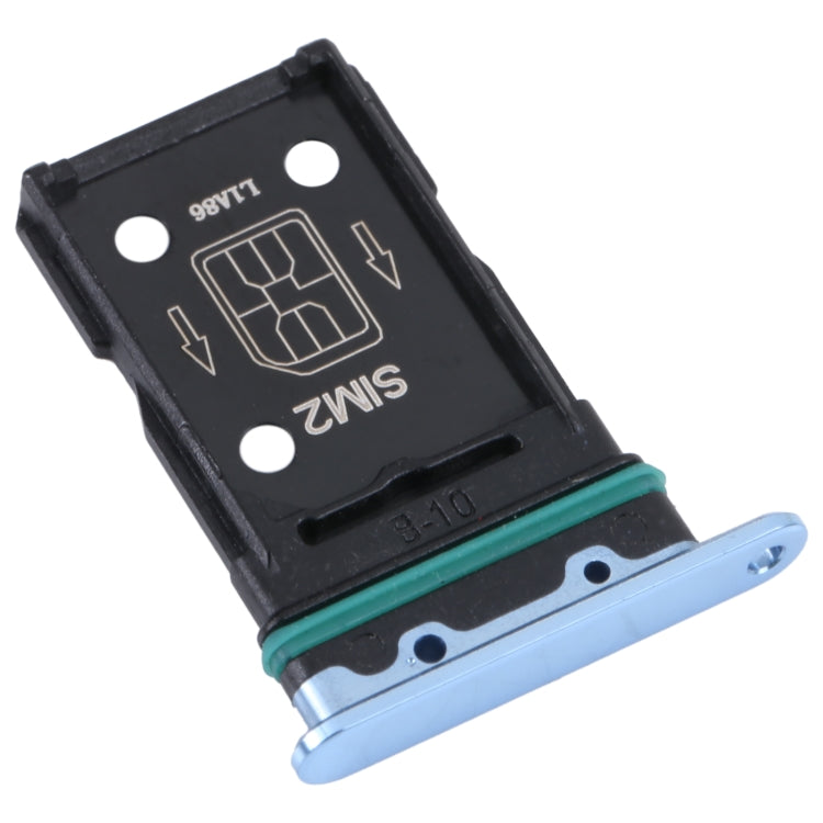 For OPPO Reno4 Pro 5G  SIM Card Tray + SIM Card Tray (Blue) - Card Socket by PMc TechLife | Online Shopping South Africa | PMc TechLife | Buy Now Pay Later Mobicred