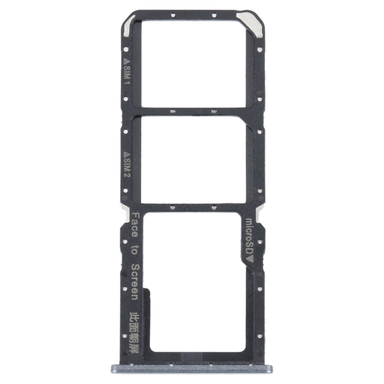 For OPPO A73 4G / F17 / A93 4G / A73 5G SIM Card Tray + SIM Card Tray + Micro SD Card Tray (Black) - Card Socket by PMc TechLife | Online Shopping South Africa | PMc TechLife | Buy Now Pay Later Mobicred