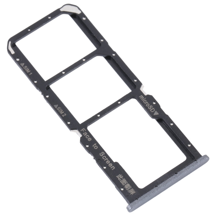 For OPPO A73 4G / F17 / A93 4G / A73 5G SIM Card Tray + SIM Card Tray + Micro SD Card Tray (Black) - Card Socket by PMc TechLife | Online Shopping South Africa | PMc TechLife | Buy Now Pay Later Mobicred