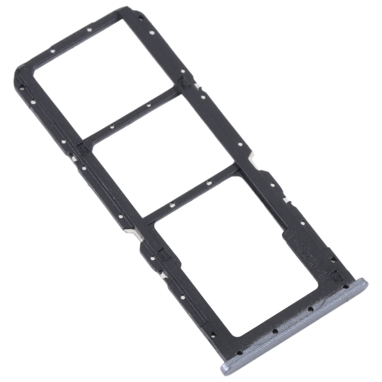 For OPPO A73 4G / F17 / A93 4G / A73 5G SIM Card Tray + SIM Card Tray + Micro SD Card Tray (Black)