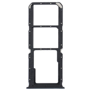 For OPPO Reno5 Lite / Reno5 F / A94 4G SIM Card Tray + SIM Card Tray + Micro SD Card Tray (Black)