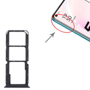 For OPPO A93s 5G SIM Card Tray + SIM Card Tray + Micro SD Card Tray (Black)