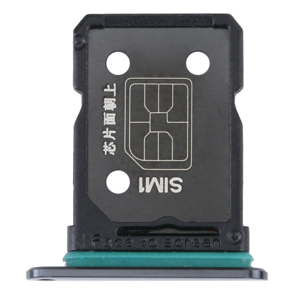 For OPPO Reno7 SE 5G SIM Card Tray + SIM Card Tray (Black)