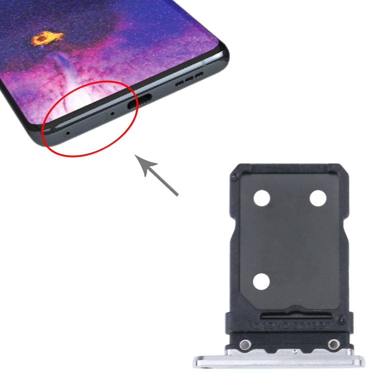 For OPPO Find X5 Pro / Find X5 SIM Card Tray + SIM Card Tray (Gold) - Card Socket by PMc TechLife | Online Shopping South Africa | PMc TechLife | Buy Now Pay Later Mobicred