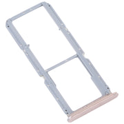 For OPPO Reno7 Z 5G / Reno7 Lite / Reno8 Lite / F21 Pro 5G SIM Card Tray + SIM Card Tray + Micro SD Card Tray (Gold)