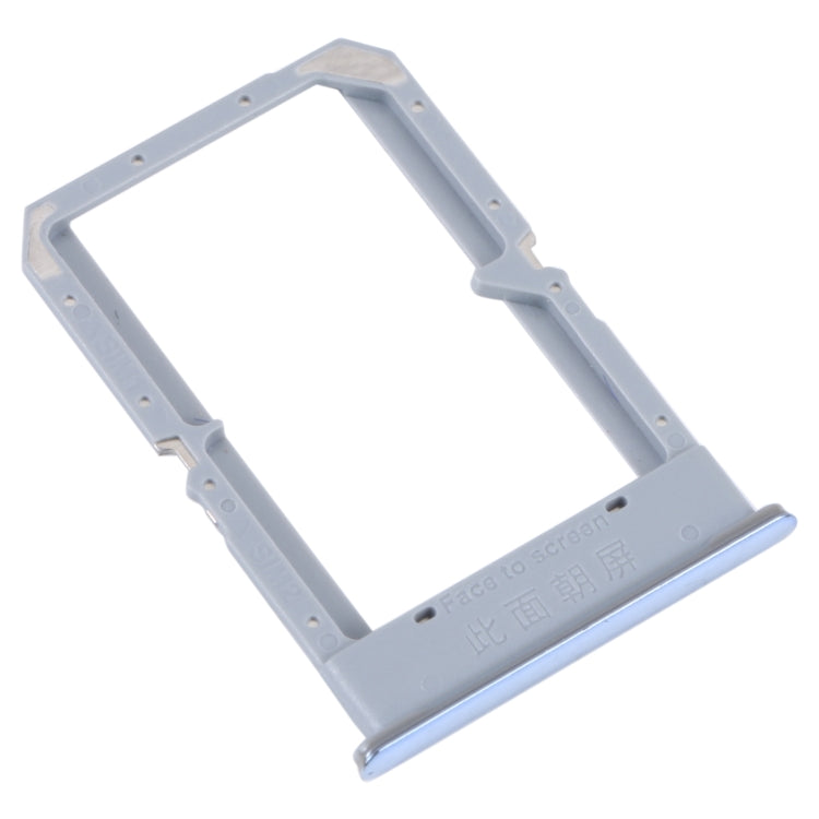 For OPPO K10 4G SIM Card Tray + SIM Card Tray (Silver) - Card Socket by PMc TechLife | Online Shopping South Africa | PMc TechLife | Buy Now Pay Later Mobicred