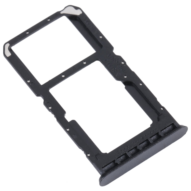 For OPPO A96 4G SIM Card Tray + SIM / Micro SD Card Tray (Black) - Card Tray by PMc TechLife | Online Shopping South Africa | PMc TechLife | Buy Now Pay Later Mobicred