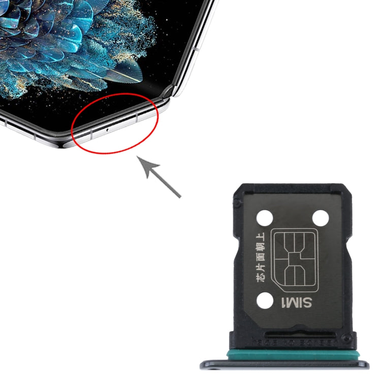 For OPPO Find N SIM Card Tray + SIM Card Tray (Black) - free shipping - PMc TechLife - Order now!