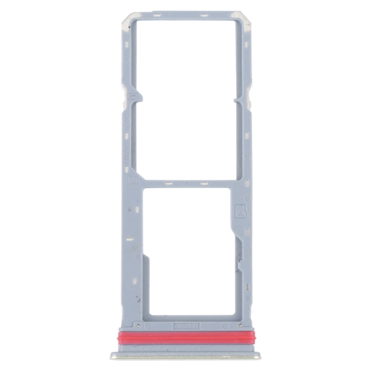 For vivo Y35 4G SIM Card Tray + SIM Card Tray + Micro SD Card Tray (Gold) - Card Socket by PMc TechLife | Online Shopping South Africa | PMc TechLife | Buy Now Pay Later Mobicred