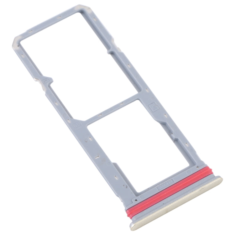 For vivo Y35 4G SIM Card Tray + SIM Card Tray + Micro SD Card Tray (Gold) - Card Socket by PMc TechLife | Online Shopping South Africa | PMc TechLife | Buy Now Pay Later Mobicred