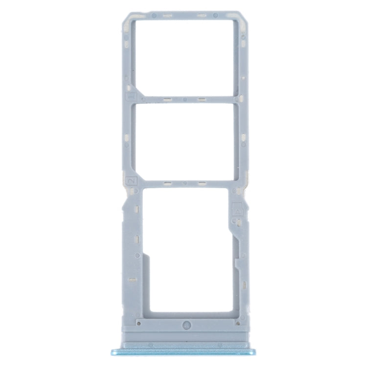 For vivo Y16 SIM Card Tray + SIM Card Tray + Micro SD Card Tray (Blue) - Card Socket by PMc TechLife | Online Shopping South Africa | PMc TechLife | Buy Now Pay Later Mobicred