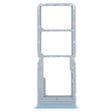 For vivo Y16 SIM Card Tray + SIM Card Tray + Micro SD Card Tray (Blue) - Card Socket by PMc TechLife | Online Shopping South Africa | PMc TechLife | Buy Now Pay Later Mobicred