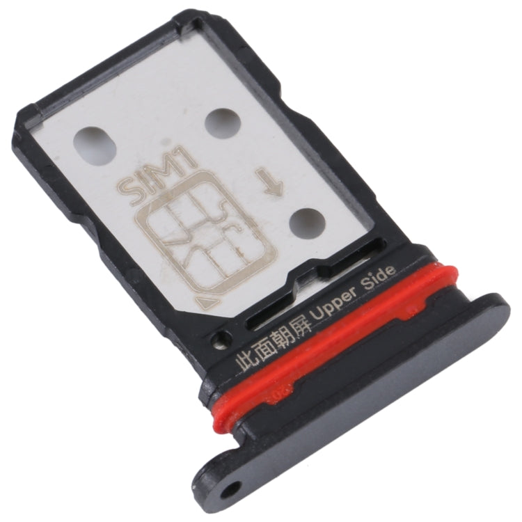 For vivo iQOO Neo6 SIM Card Tray + SIM Card Tray (Black) - Card Socket by PMc TechLife | Online Shopping South Africa | PMc TechLife | Buy Now Pay Later Mobicred