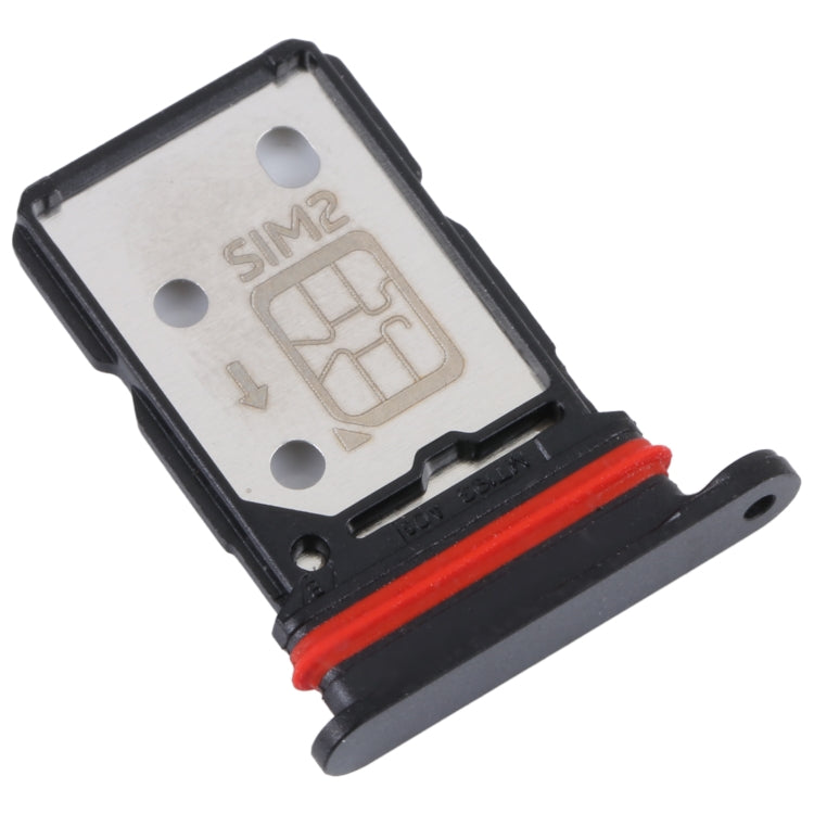 For vivo iQOO Neo6 SIM Card Tray + SIM Card Tray (Black) - Card Socket by PMc TechLife | Online Shopping South Africa | PMc TechLife | Buy Now Pay Later Mobicred