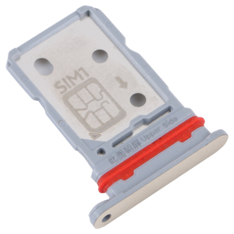 For vivo iQOO Neo6 SIM Card Tray + SIM Card Tray (Gold) - Card Socket by PMc TechLife | Online Shopping South Africa | PMc TechLife | Buy Now Pay Later Mobicred