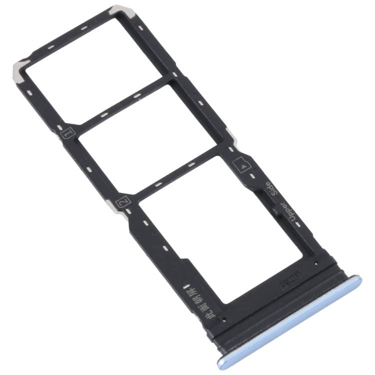 For vivo Y21 2021 / Y21S / Y21T / Y21T India SIM Card Tray + SIM Card Tray + Micro SD Card Tray (Light Purple) - Card Socket by PMc TechLife | Online Shopping South Africa | PMc TechLife | Buy Now Pay Later Mobicred