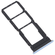 For vivo Y21 2021 / Y21S / Y21T / Y21T India SIM Card Tray + SIM Card Tray + Micro SD Card Tray (Light Purple)