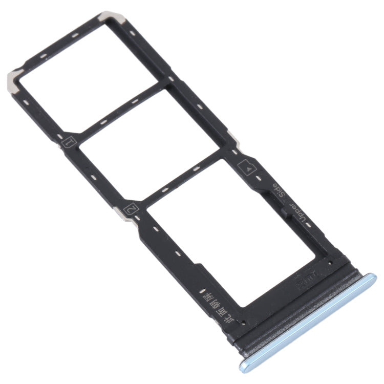 For vivo Y21 2021 / Y21S / Y21T / Y21T India SIM Card Tray + SIM Card Tray + Micro SD Card Tray (White) - Card Socket by PMc TechLife | Online Shopping South Africa | PMc TechLife | Buy Now Pay Later Mobicred