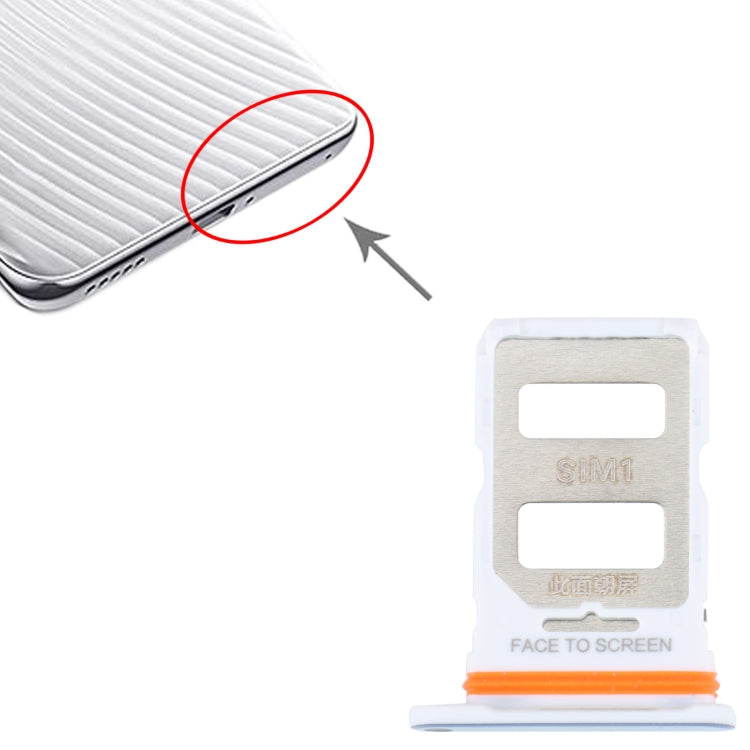 For Xiaomi Civi 2 SIM Card Tray + SIM Card Tray (Blue) - Card Tray by PMc TechLife | Online Shopping South Africa | PMc TechLife | Buy Now Pay Later Mobicred