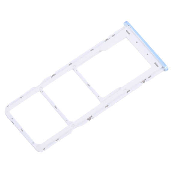 For TCL 30 SE / 30E / 305 / 306 Original SIM Card Tray + SIM Card Tray + Micro SD Card Tray (Baby Blue)
