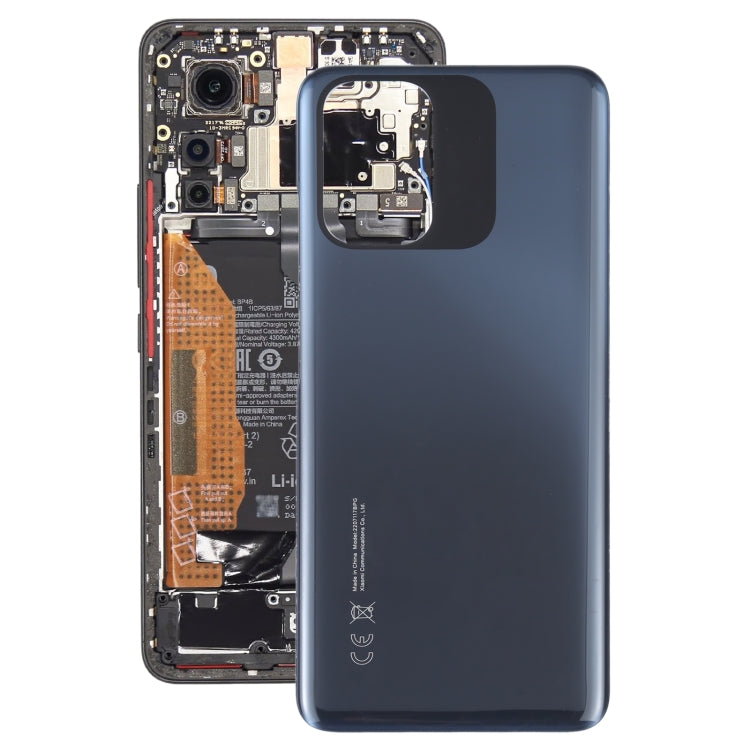 For Xiaomi Poco M5s Original Battery Back Cover(Black) - Back Cover by PMC TechLife | Online Shopping South Africa | PMC TechLife