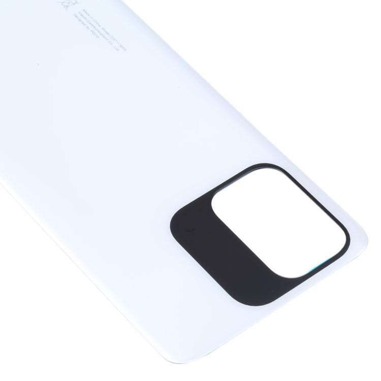 For Xiaomi Poco M5s Original Battery Back Cover(White) - Back Cover by PMC TechLife | Online Shopping South Africa | PMC TechLife