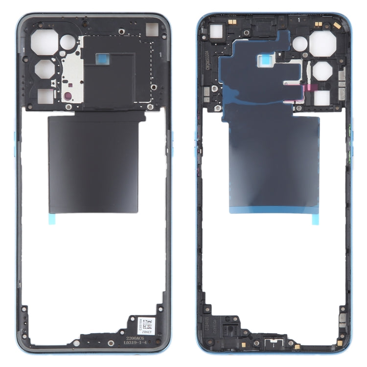 For OPPO Find X3 Lite Original Middle Frame Bezel Plate (Blue) - Frame Bezel Plate by PMC TechLife | Online Shopping South Africa | PMC TechLife