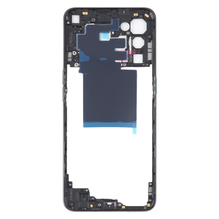 For OPPO Reno5 5G Original Middle Frame Bezel Plate (Black) - Frame Bezel Plate by PMC TechLife | Online Shopping South Africa | PMC TechLife