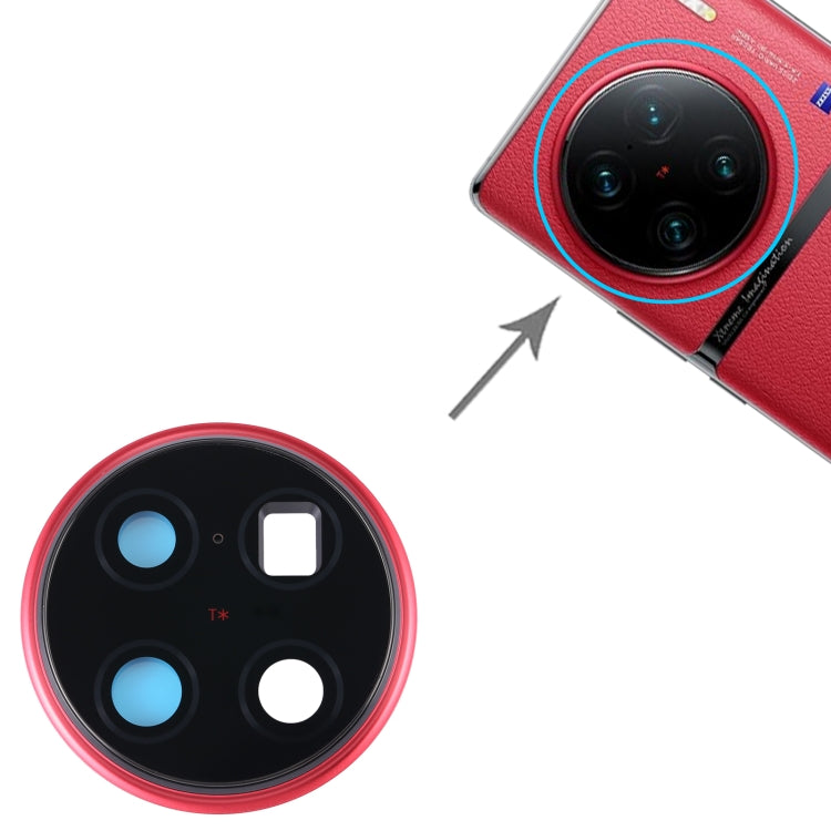 For vivo X90 Pro+ Original Camera Lens Cover (Red)