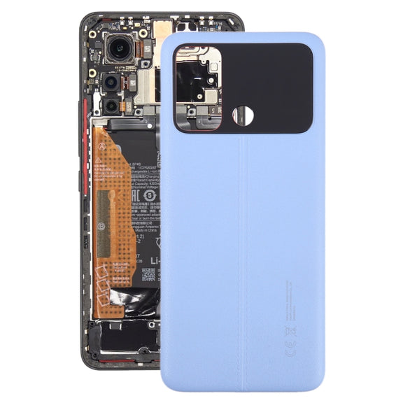 For Xiaomi Poco C55 Original Battery Back Cover (Blue)