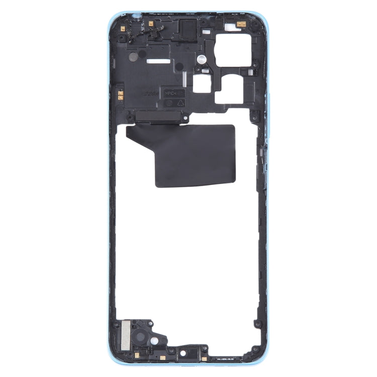 For Xiaomi Redmi Note 12 4G Original Middle Frame Bezel Plate (Blue) - Frame Bezel Plate by PMC TechLife | Online Shopping South Africa | PMC TechLife | Buy Now Pay Later Mobicred