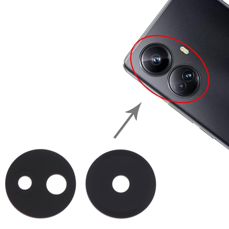 For Realme 10 Pro+ 10 Pair Original Back Camera Lens - Camera Series by PMC TechLife | Online Shopping South Africa | PMC TechLife