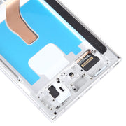 For Samsung Galaxy S22 Ultra 5G SM-S908B EU Edition 6.78 inch OLED  LCD Screen Digitizer Full Assembly with Frame(Silver)